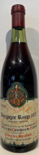 Bourgogne Rouge Caves des Bastistines Confrerie des Chevaliers du Tastevin