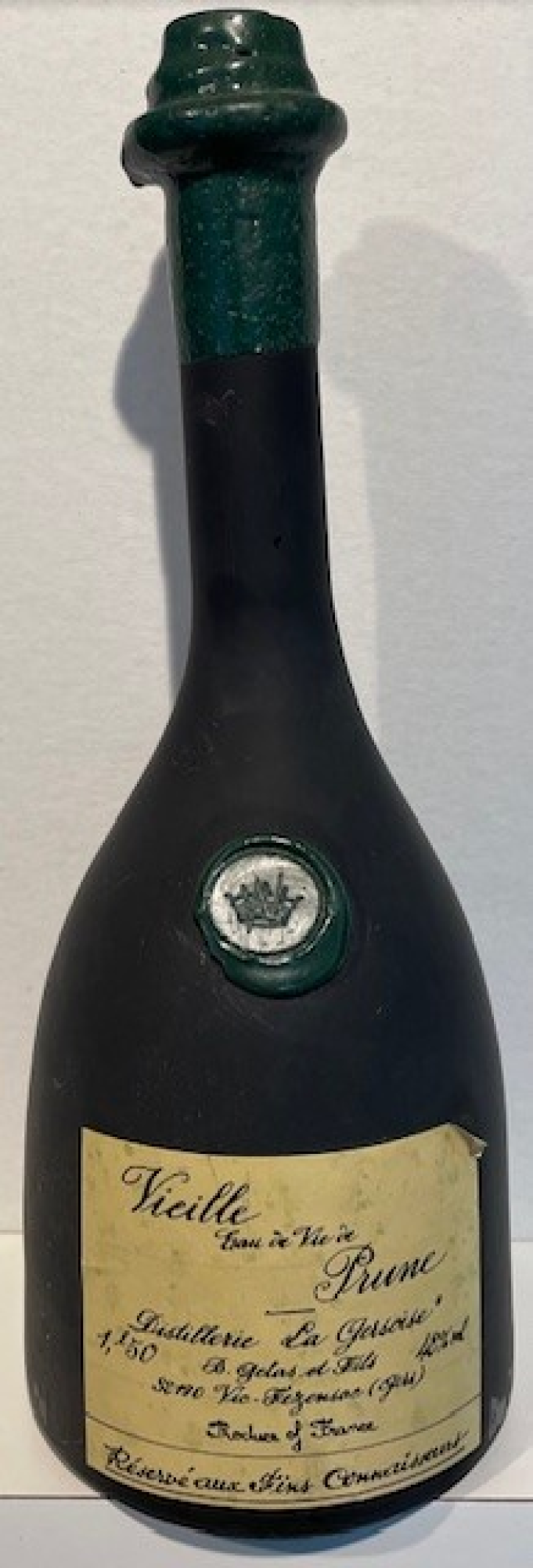 Destillerie La Gersoise Vieille Eau de Vie de Prune B. Gelas et Fils Magnum