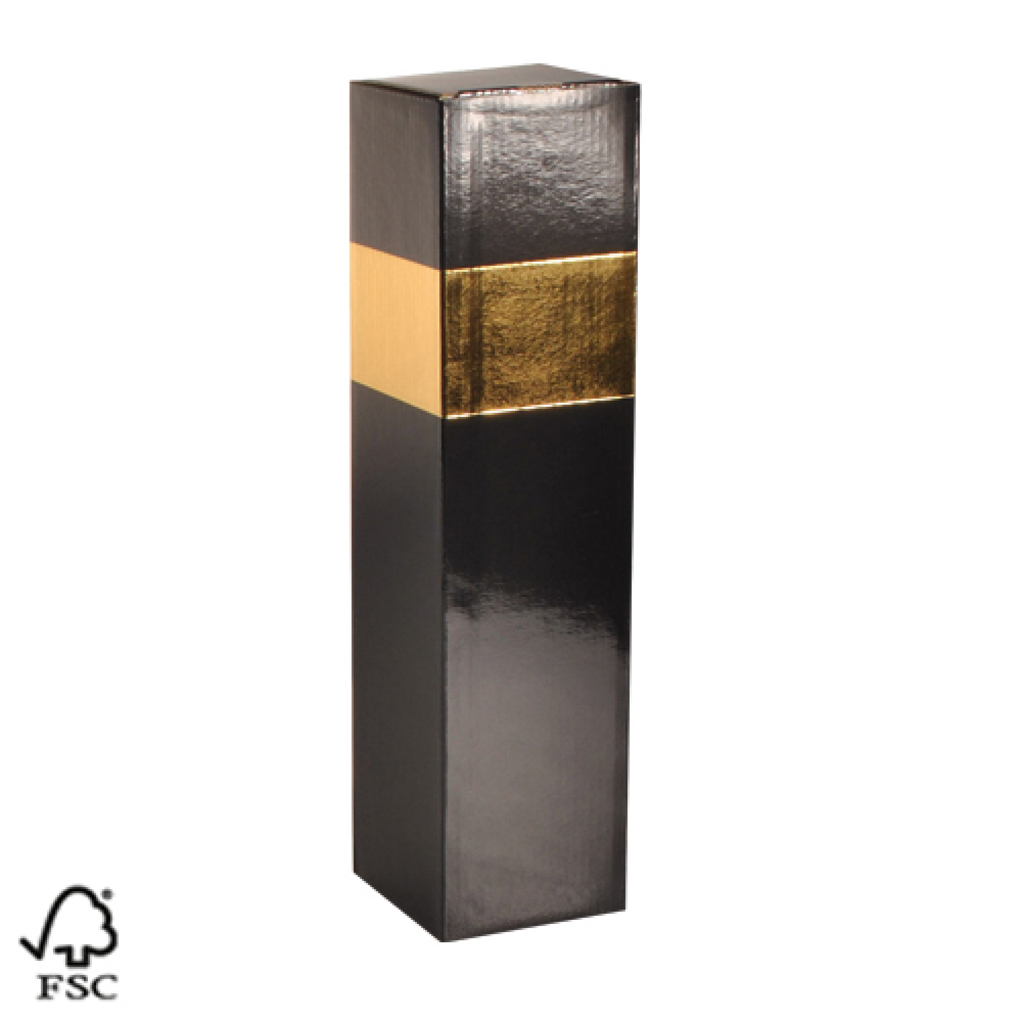 1 fles doos zwart goud