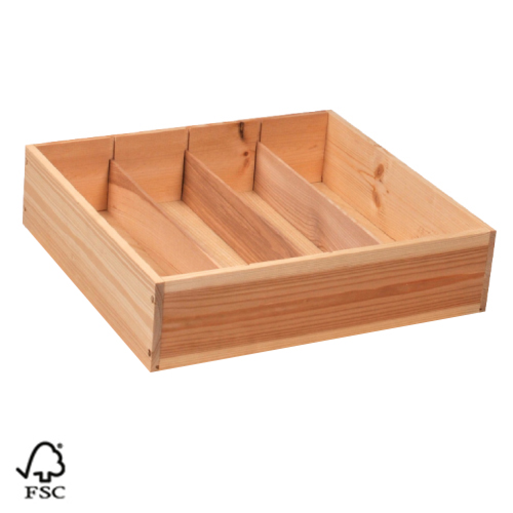 4 fles kist hout