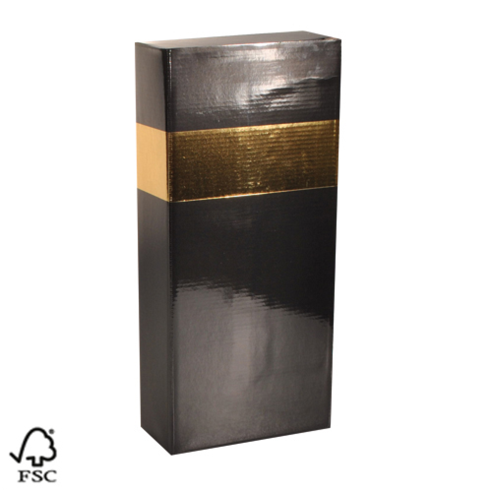 2 fles doos zwart goud